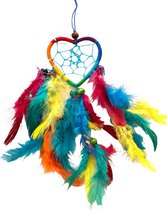 Dromenvanger - Rainbow Heart - Mini - Lucky Charm cadeau - Regenboog Hart