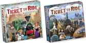 Spellenbundel - Ticket to Ride - 2 Stuks - Uitbreidingen - Frankrijk + Old West & Duitsland
