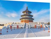 Tempel van de Hemel ten zuiden van de stad Beijing - Foto op Dibond - 90 x 60 cm