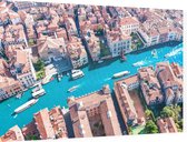 Eiland van Venetië en Venetiaanse lagune van boven - Foto op Dibond - 90 x 60 cm