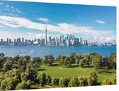 Indrukwekkende meer van Ontario voor de skyline van Toronto - Foto op Dibond - 60 x 40 cm