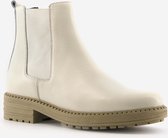 Harper leren dames chelsea boots - Wit - Maat 38 - Echt leer