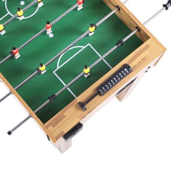 Thumbnail van een extra afbeelding van het spel SAMAX voetbaltafel- voetbaltafelspel- tafelvoetbalspel- van hout met bekerhouder