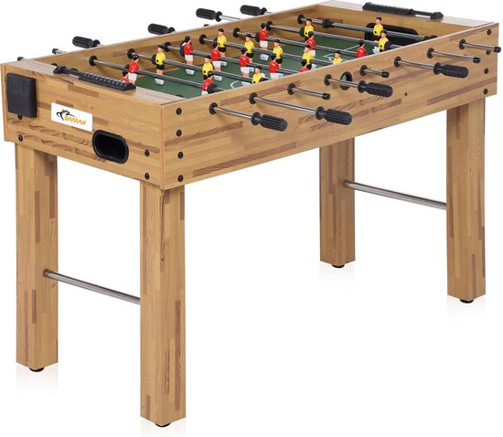 Thumbnail van een extra afbeelding van het spel SAMAX voetbaltafel- voetbaltafelspel- tafelvoetbalspel- van hout met bekerhouder