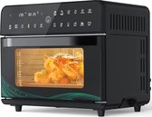 Heteluchtfriteuse XXL elektrische mini-oven | Bak- en Toastoven, Premium kwaliteit, Dubbele Beglazing | Timer, gebruiksvriendelijk en perfect voor kleine ruimtes