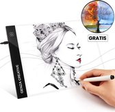 GENZA CREATIVE Diamond Painting Light Pad A4 - Tekenbord - LED Lichtbord -Lightpad - 3 standen - Diamond Painting voor volwassenen + adapter - Inclusief Gratis 4 Seizoenen Bundel +