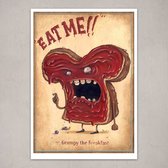 Zozoville Prenten - Grumpy For Breakfast