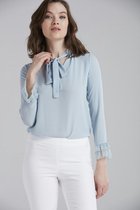 adL Blouse kant Baby blauw maat L