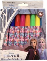 Frozen - Stiften - Disney - Uitwasbare - Stiften - 8 stiften - Frozen ll
