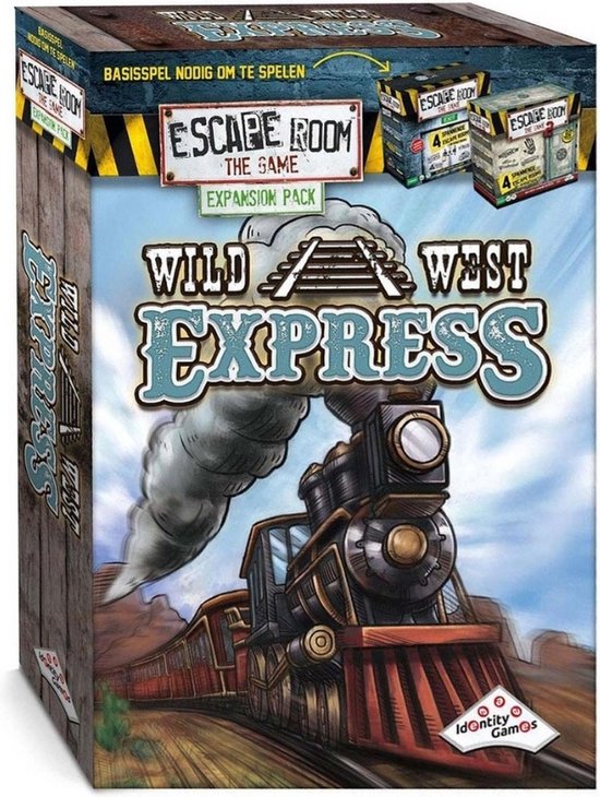 Thumbnail van een extra afbeelding van het spel Spellenbundel - Escape Room - 2 Stuks - The Game basisspel 2 & Uitbreiding Wild West Express