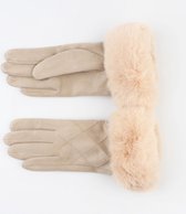 Handschoenen furr - Taupe