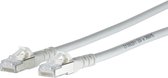 Metz, Patchkabel, S/FTP Cat6A, flex, LSOH, wit, 8m