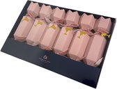 Luxe Christmas Crackers | 19,5 cm - 6 stuks | Kerst spel cadeau's | Pink