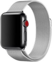 Geschikt voor Apple Watch Bandje 42/44/45mm - Milanese - Zilver