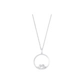 Favs Dames ketting 925 sterling zilver 30 Zirconia One Size 87773493