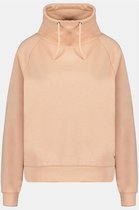 DEELUXE Effen sweater met hoge hals ALOYSE Praline