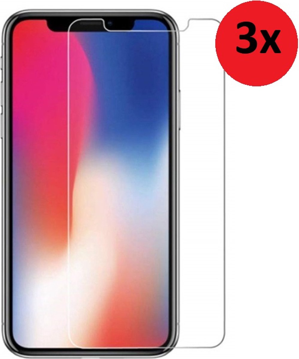 Screenprotector Geschikt voor iPhone 11 - iPhone 11 Tempered Glass 3x