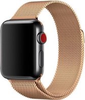 Geschikt voor Apple Watch Bandje 42/44/45mm - Milanese - Roségoud