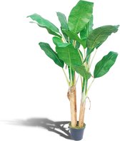 Kunstplant bananenboom - voor binnen - in pot - 175 cm