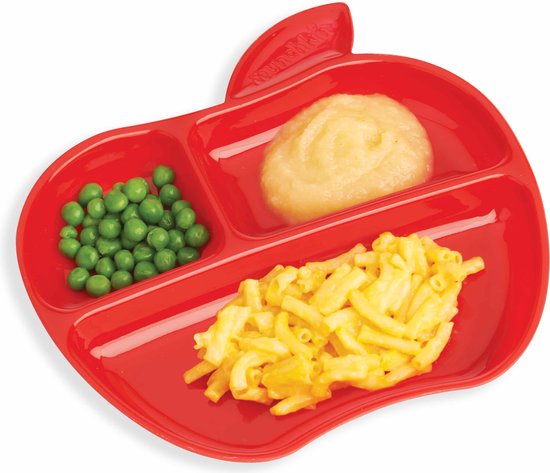 Munchkin Lil' Apple Plates - Kinderbord - Kinderservies - Per 3 Stuks - Vanaf 6 Maanden van Munchkin — afbeelding 2