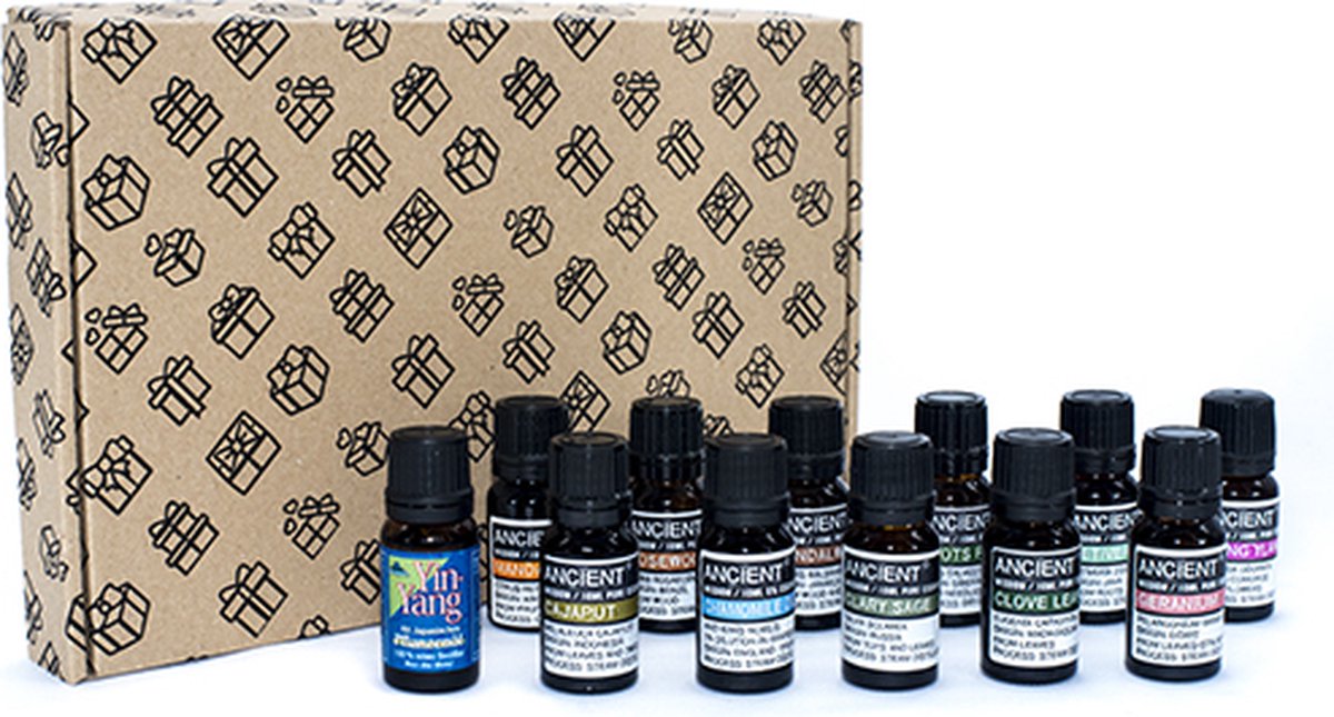 Goedkoopste Exclusieve Set - Etherische Olie - 120 ml - Puur Natuur - Cadeau