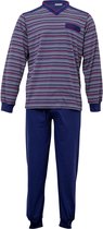 Gentlemen heren pyjama - Katoen - 4184 - DarkBlue - V-hals  - 3XL