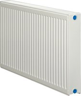 Bally Horizontale Ventielradiator Met 6 Aansluitingen H300xT22xB3000mm 2946 Watt Wit