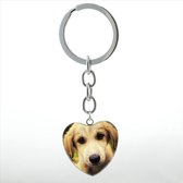 GoedeDoelen.Shop | Sleutelhanger Love Puppy Golden Retriever | Tashanger | Puppy Love | Golden Retriever | Honden Fan | Cadeautje