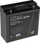 Batterie Green Cell LiFePO4 12,8 V 20Ah pour panneaux solaires et camping-cars