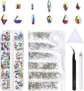 Elysee Beauty AB rhinestone set met accessoire - nagel steentjes / Nagel diamantjes / Nail gems /