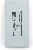 Paper Napkin Stylish Cutlery