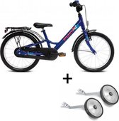 Puky Kinderfiets - 18inch - Marine Blauw - inclusief zijwieltjes