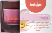 6 stuks Bolsius geurglas magnolia geurkaarsen 50/80 (13 uur) True Scents