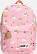 Zebra Trends Girls Rugzak M Unicorn Love pink