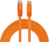 By Qubix internetkabel - 3 meter - cat 6 - Ultra dunne Flat Ethernet kabel - netwerkkabel - (1000Mbps) - Oranje - UTP kabel - RJ45 - UTP kabel