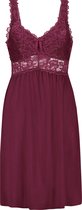 Hunkemöller Nachtmode Dames Slipdress Nora Lace  - Rood - maat XL