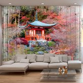 Zelfklevend fotobehang -  Herfst in Japan  , Premium Print