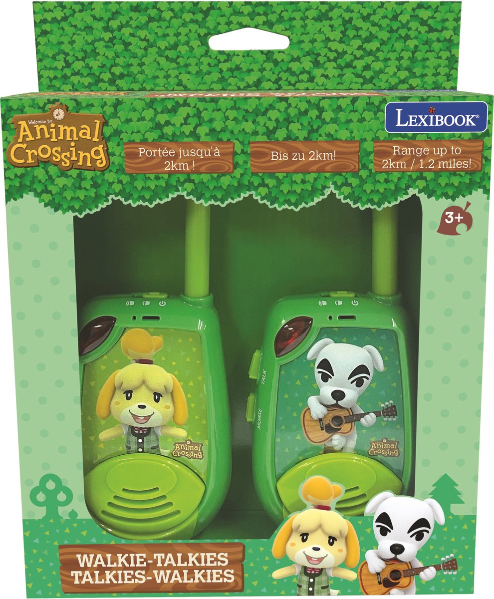Walkie-Talkie Lexibook Animal Crossing Green