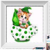Artstudioclub®  Diamond painting volwassenen 30x30 cm Kat