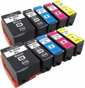 MediaHolland® 202XL Huismerk inktcartridges geschikt voor Epson 202XL Multipack 10 stuks. Geschikt voor XP6000, XP-6000, XP-6105, XP-6100, XP6005, XP6105
