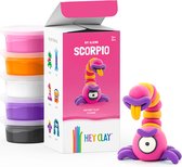 Hey Clay -  Aliens DIY Scorpio Luchtdroge Boetseerklei Creatieve Set Set App 5 Blikken