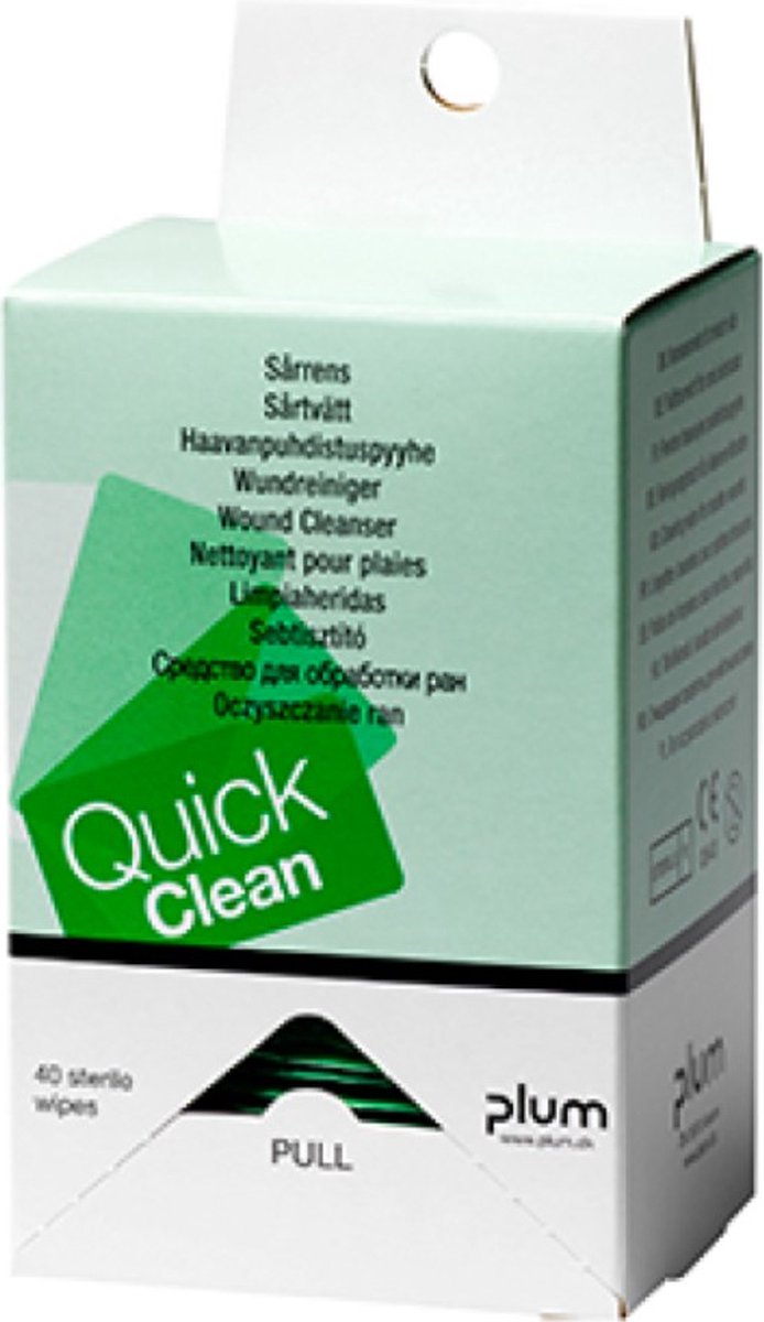 Goedkoopste Plum - Quick Clean - Wondreinigingsdoekjes - dispenserdoos 40 stuks