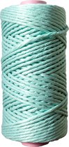 Macramé koord - Mint - 5mm dik - 95 meter - 600 gram - Touw