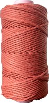 Macramé koord - Rood - 5mm dik - 95 meter - 600 gram - Touw