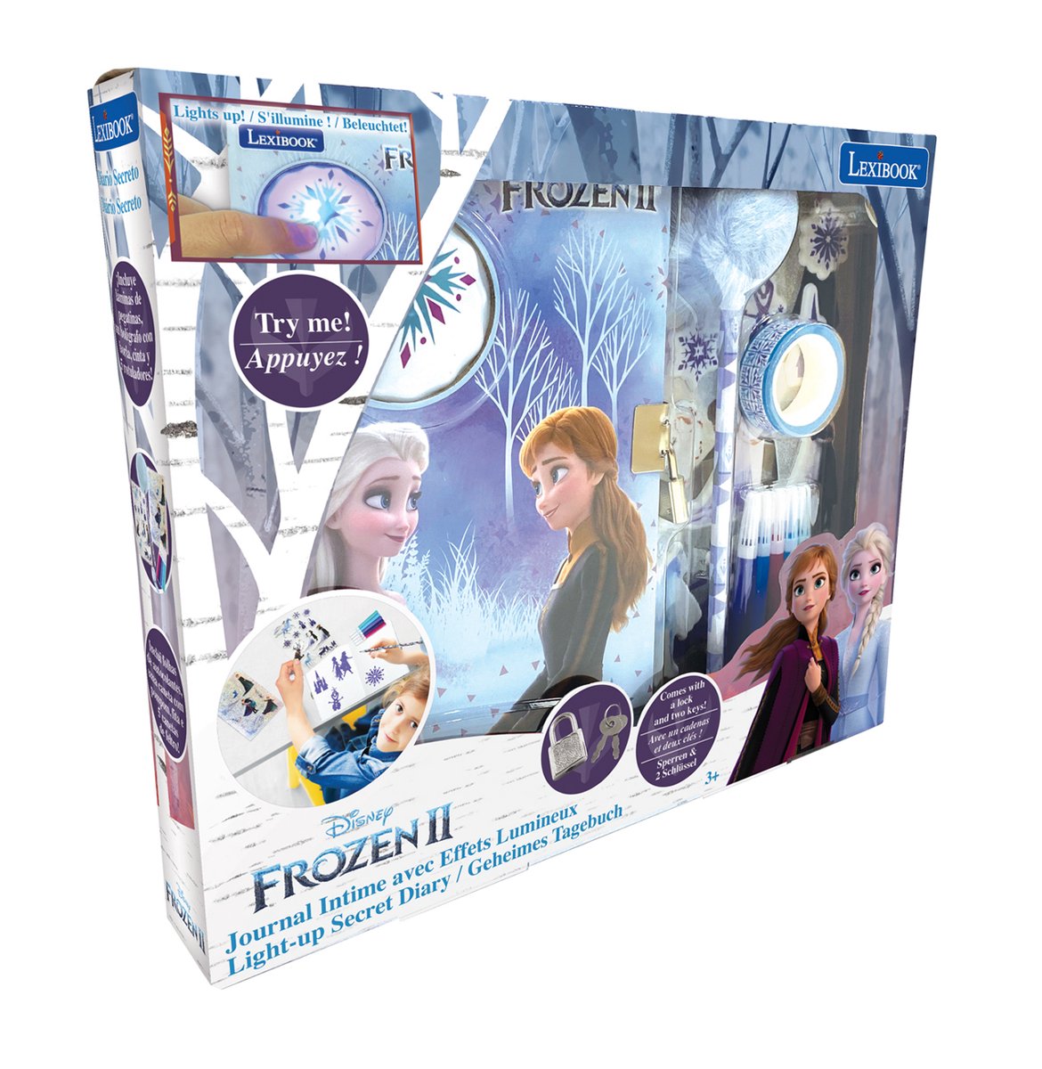 Frozen Disney Elektronisch Dagboek met licht en accessoires