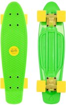 Happy Products - penny board - skateboard groen - longboard - pastel - 56 cm - 22 inch cruiser - sinterklaas cadeautjes