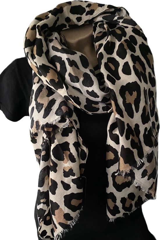 Malito S601 Modieuze damessjaal, zachte driehoekige sjaal, effen kleuren, lange pluizige XXL wintersjaal, Crème, One size