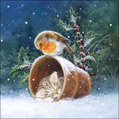 Ambiente - Servetten - 33 x 33 cm - Good Night - Kerst - Winter