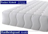 Aloe Vera - Tweepersoons Matras -POCKET HYBRID 7 ZONE 21 CM - Stevig ligcomfort - 180x200/21