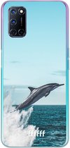 6F hoesje - geschikt voor OPPO A52 -  Transparant TPU Case - Dolphin #ffffff